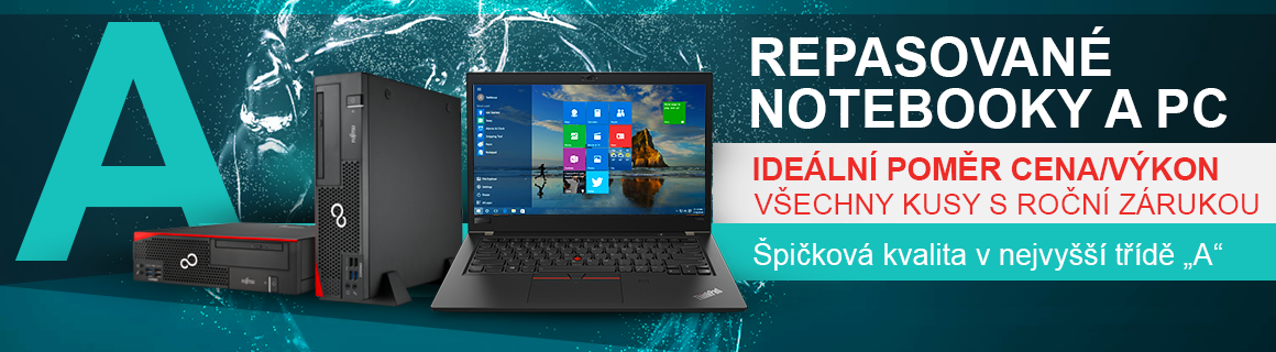 repasované notebooky a PC